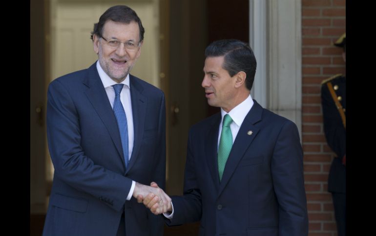 Rajoy y Peña comparecerán posteriormente en una conferencia de prensa ante los periodistas. AP /