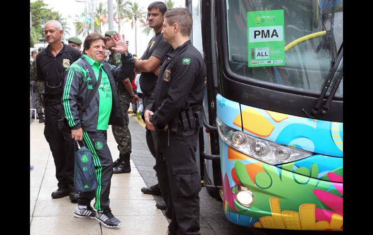 Miguel Herrera sigue mostrando confianza en su equipo. NTX /