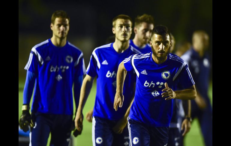 La Selección de Bosnia-Herzegovina llegó a brasil desde el pasado fin de semana. AFP /