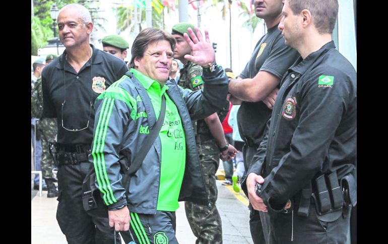 Día de viaje. El Tri entrena hoy por la mañana en Santos, para partir por la tarde a Natal, sede del duelo del viernes ante Camerún. MEXSPORT /