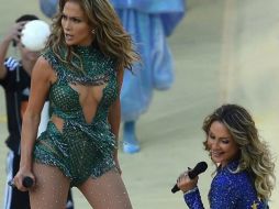 Leitte y Lopez interpretaron el tema We Are One (Ole Ola) junto a Pitbull.  /