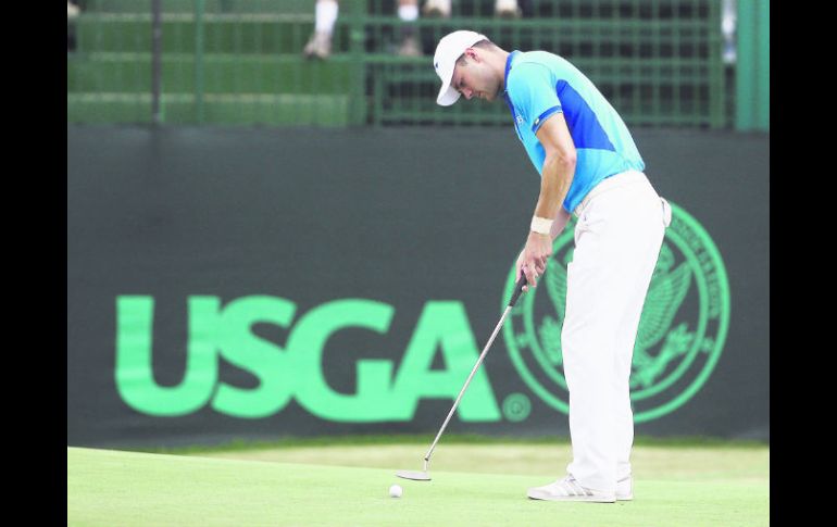 Efectivo. Martin Kaymer logró seis birdies en el arranque del US Open. EFE /