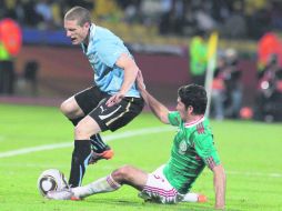 Israel Castro jugó 37 minutos en la derrota frente a la selección uruguaya, el último cotejo de México en la fase de grupos. MEXSPORT /