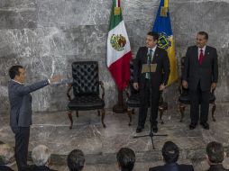 Roberto López tomó protesta como secretario general de Gobierno.  /