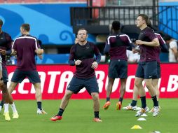 La Selección de Inglaterra realiza su entrenamiento en la Arena Amazonia de Manaos. EFE /