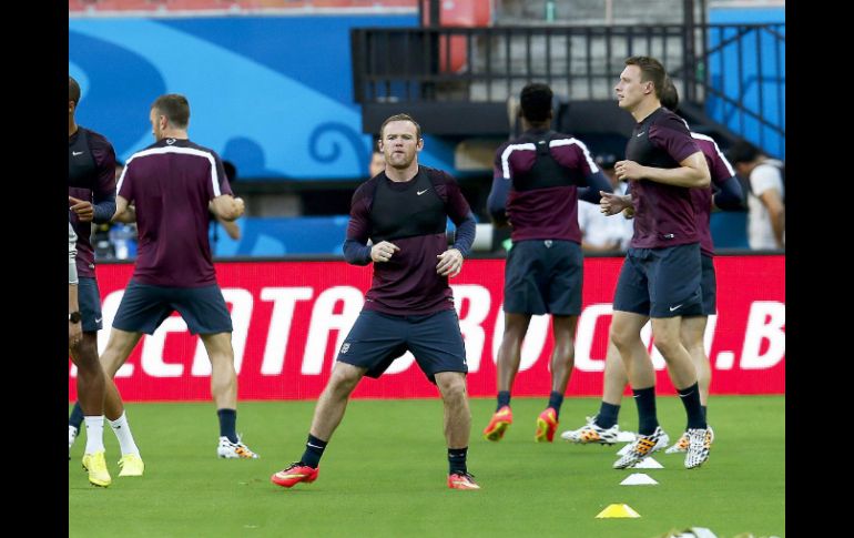 La Selección de Inglaterra realiza su entrenamiento en la Arena Amazonia de Manaos. EFE /