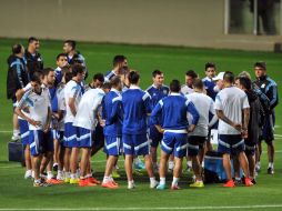 La Selección de Argentina, durante entrenamiento previo a su encuentro con Bosnia. MEXSPORT /