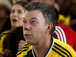 Juan Manuel Santos ha pedido el voto de los colombianos, con el argumento de que sellará la paz con las guerrillas. AFP /