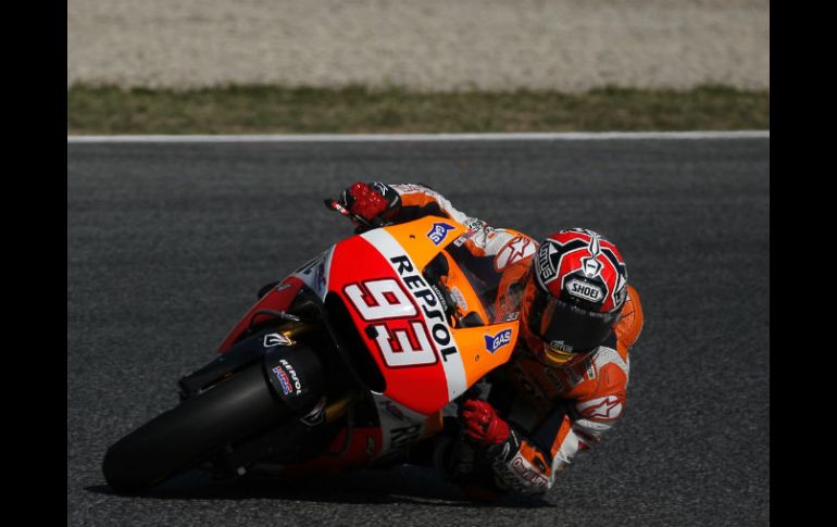 Marc Márquez, piloto de Honda, suma una victoria más en esta temporada. AP /