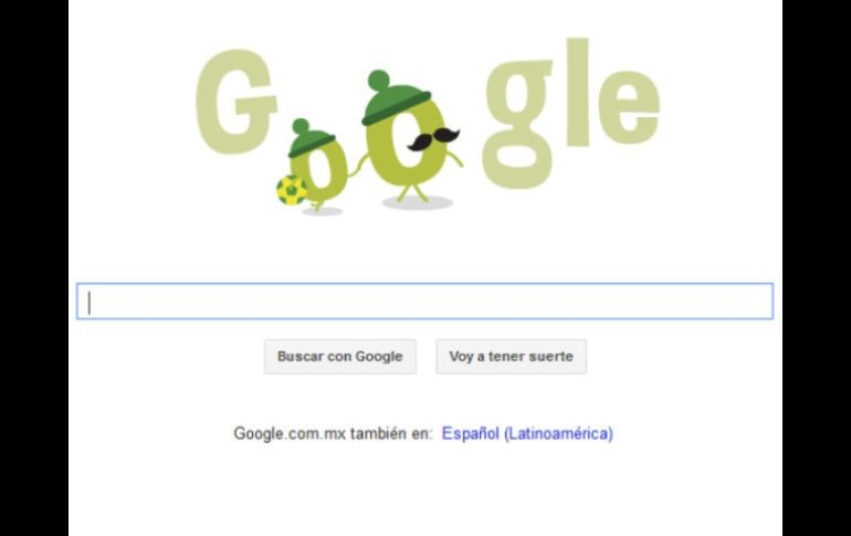 El 'doodle' muestra las dos letras 'o' de la palabra Google como padre e hijo. ESPECIAL /