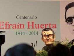 Con esta actividad, se iniciaron a los festejos del centenario del nacimiento de Efraín Huerta. NTX /