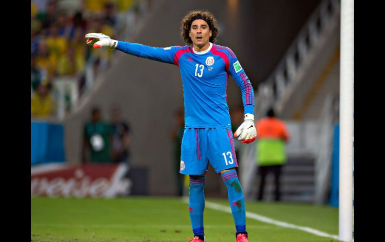 'Memo' Ochoa fue nombrado el mejor jugador del partido México-Brasil. MEXSPORT /