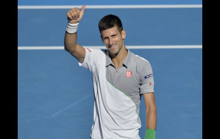 Novak Djokovic relegó al número uno mundial, Rafael Nadal. ARCHIVO /