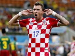 Mandzukic anotó dos tantos para Croacia. EFE /