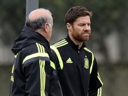 Xabi se dijo consciente de que tras estar en lo más alto del balompié, llegó el momento de que se abra una nueva etapa. AFP /