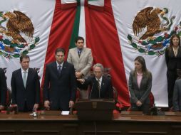 Salvador Jara Guerrero fue elegido por 38 votos a favor, dos diputados se abstuvieron. SUN /