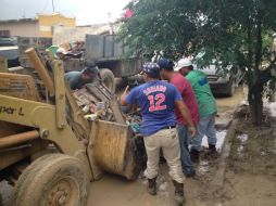 Hasta el momento, se ha levantado un censo de mil 364 viviendas inundadas. No reportan fallecidos. Foto: ‏@lauro_saludcoah. ESPECIAL /