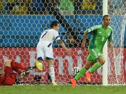 Peter Odemwingie celebra el único gol del partido. AFP /