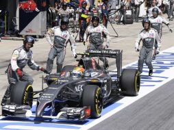 Esteban terminó último en el Gran Premio de Austria. AFP /