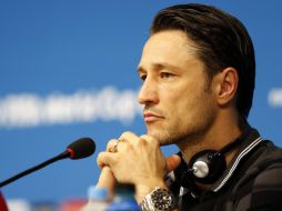 Niko Kovac durante una conferencia de prensa en la Arena Pernambuco, en Recife. EFE /