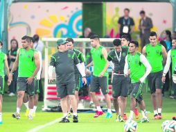 Entrenamiento. México y Croacia contarán con equipo completo y sin lesionados. MEXSPORT /