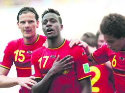 Con el corazón. El juvenil Divok Origi logró el agónico gol con el que Bélgica se impuso a los rusos. AP /