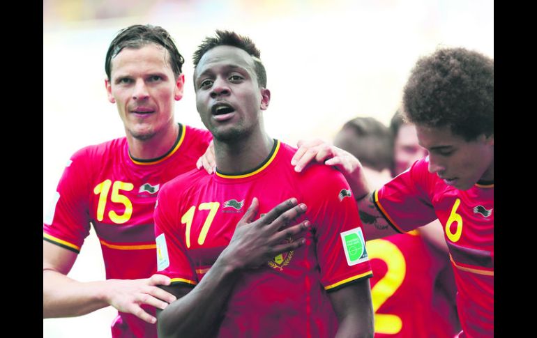 Con el corazón. El juvenil Divok Origi logró el agónico gol con el que Bélgica se impuso a los rusos. AP /