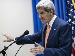 John Kerry advierte que el régimen y la crisis en Siria permanece y requiere atención colectiva. AFP /