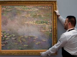 La pintura de Monet superó las estimaciones previas y eclipsó las expectativas de récord puestas sobre la venta. AFP /