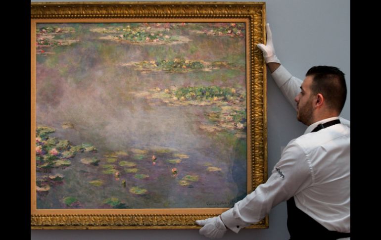 La pintura de Monet superó las estimaciones previas y eclipsó las expectativas de récord puestas sobre la venta. AFP /