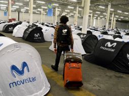 Serán cinco mil 500 los campuseros que dormirán en la Expo Guadalajara.  /