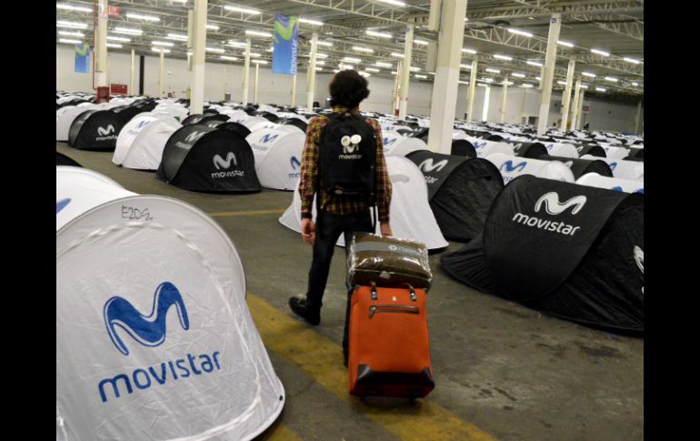 Serán cinco mil 500 los campuseros que dormirán en la Expo Guadalajara.  /