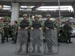 El Ejército tailandés tomó el poder el pasado 22 de mayo después de protestas contra el gobierno. ARCHIVO /