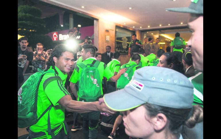 Carlos Peña sólo jugó los minutos finales del juego ante Croacia; los primeros dos partidos no tuvo actividad. MEXSPORT /