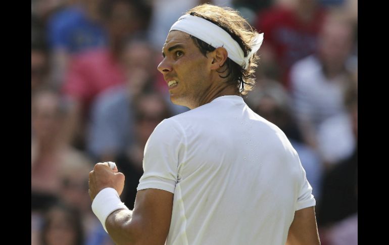 El español Rafael Nadal se dijo decepcionado por la pronta eliminación de su país. EFE /