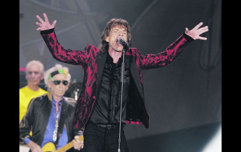 Malasuerte. El cantante de Rolling Stones, Mick Jagger, durante el concierto en el estadio Santiago Bernabéu, en Madrid. EFE /