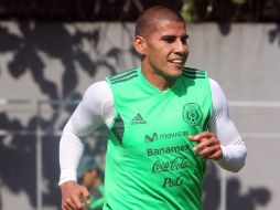 El jalisciense ha estado entrenando con el resto del equipo previo al partido de octavos contra Holanda. NTX /