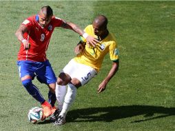 Nada para nadie. Luego de 90 minutos, Brasil y Chile consiguen empate. Irán a tiempo extra. EFE /