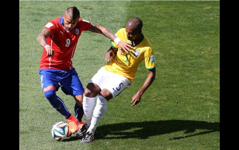 Nada para nadie. Luego de 90 minutos, Brasil y Chile consiguen empate. Irán a tiempo extra. EFE /