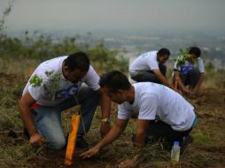 Los niños fueron los más entusiasmados por sumarse a la labor de recuperación ambiental.  /