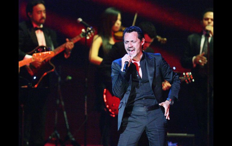 El cantante puertorriqueño, Marc Anthony empezó el viernes una pequeña gira por cuatro ciudades de Colombia. ARCHIVO /