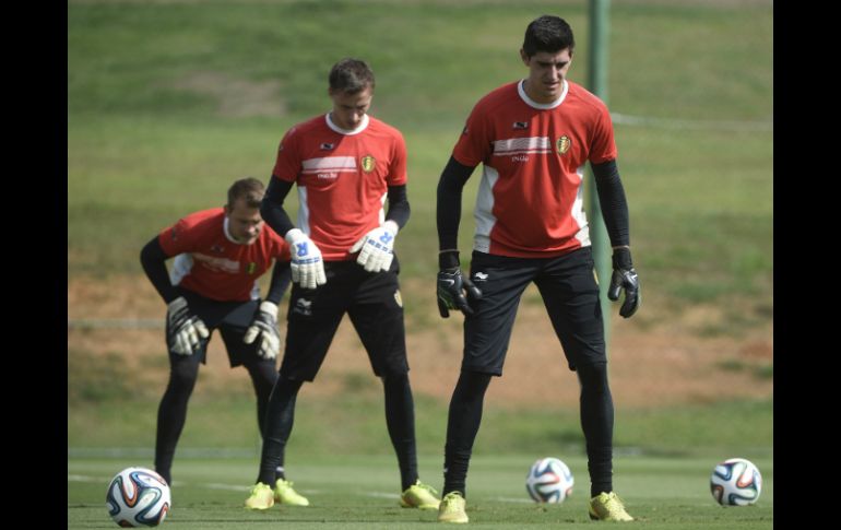 Thibaut Courtois es el ángel del equipo y uno de los más destacados. AFP /