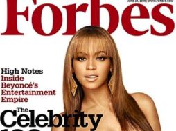 Beyoncé le arrebata este año el primer puesto a Oprah Winfrey. ESPECIAL /