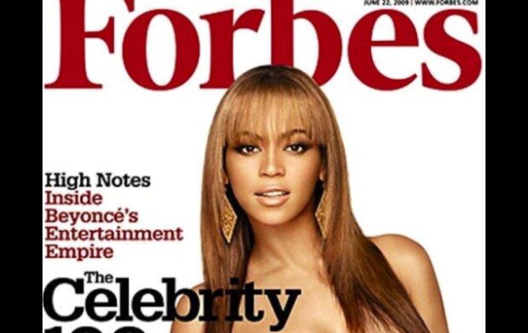 Beyoncé le arrebata este año el primer puesto a Oprah Winfrey. ESPECIAL /