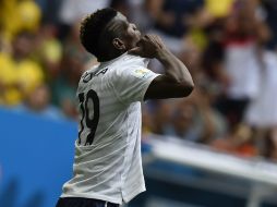 Pogba abrió el marcador al minuto 79 con un cabezazo. AFP /