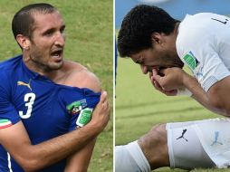 Giorgio y Luis protagonizaron el hecho más polémico de la primera ronda de Brasil 2014. AFP /