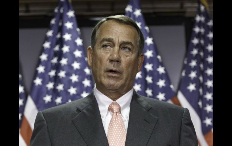 John Boehner ha informado a Barack Obama que la cámara baja no votará sobre una reforma migratoria este año. AP /