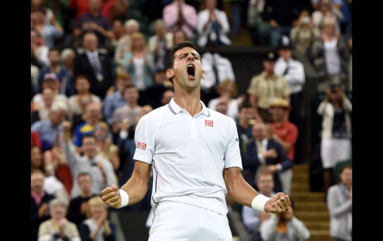 Novak Djokovic celebra su triunfo en el torneo. EFE /