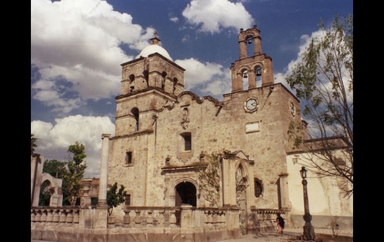 Imagen de la parroquia Nochistlán, en Amatitán. ARCHIVO /