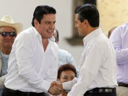 Enrique Peña Nieto será acompañado por Aristóteles Sandoval durante su gira por Jalisco. ARCHIVO /